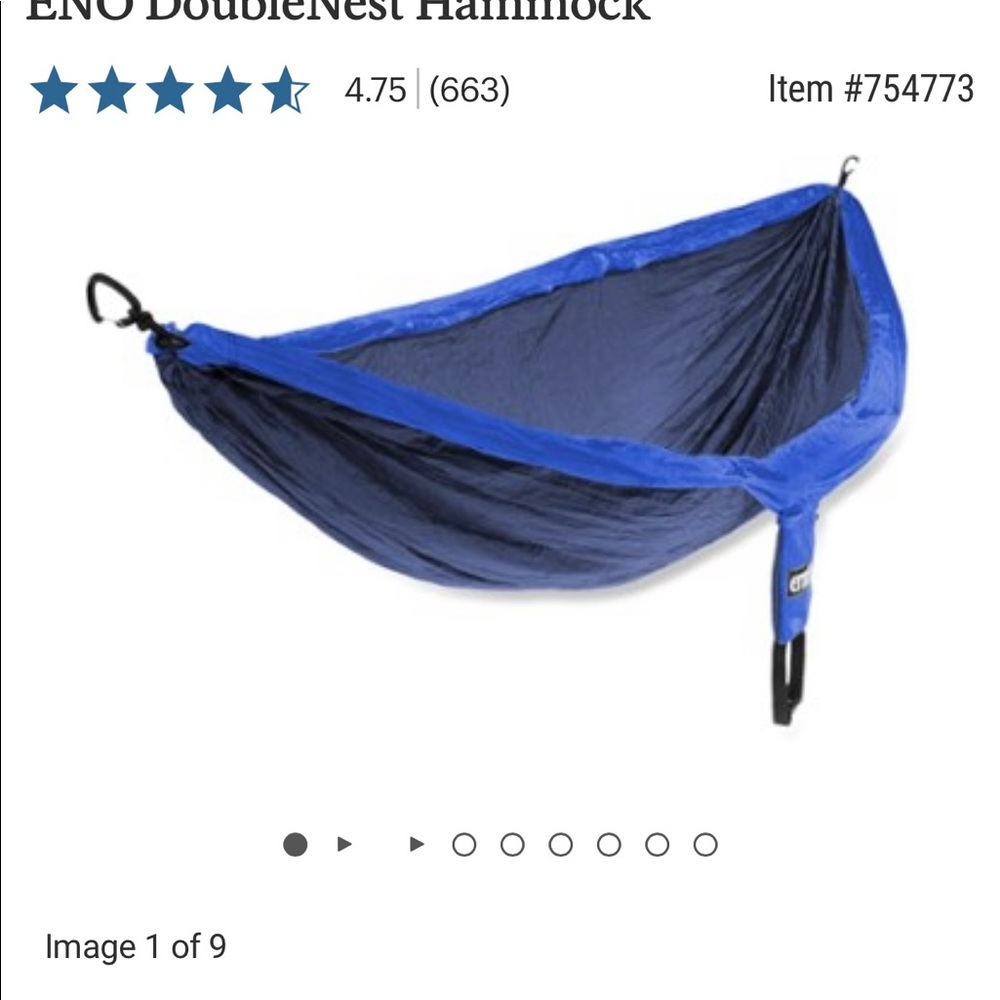 Eno Doublenest Hammock with atlas straps